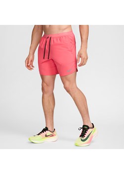 Męskie spodenki do biegania z wszytą bielizną 18 cm Nike Dri-FIT Stride - Różowy ze sklepu Nike poland w kategorii Spodenki męskie - zdjęcie 173852450