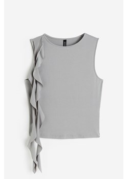 H & M - Top bez rękawów - Szary ze sklepu H&M w kategorii Bluzki damskie - zdjęcie 173852524
