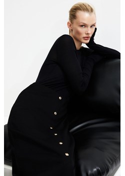 H & M - Dżersejowa spódnica ołówkowa - Czarny ze sklepu H&M w kategorii Spódnice - zdjęcie 173852543