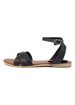 Studio 88 Skórzane sandały w kolorze czarnym ze sklepu Limango Polska w kategorii Sandały damskie - zdjęcie 173853981
