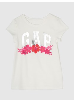 GAP Koszulka w kolorze biało-różowym ze sklepu Limango Polska w kategorii Bluzki dziewczęce - zdjęcie 173854041