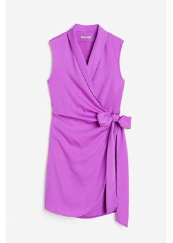 H & M - Kopertowa sukienka żakietowa - Fioletowy ze sklepu H&M w kategorii Sukienki - zdjęcie 173854450
