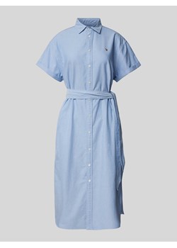 Sukienka koszulowa o długości midi ze sklepu Peek&Cloppenburg  w kategorii Sukienki - zdjęcie 173856162