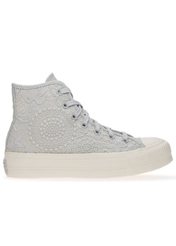 Buty Converse Chuck Taylor All Star Lift Platform Butterflies A07538C - szare ze sklepu streetstyle24.pl w kategorii Trampki damskie - zdjęcie 173856973