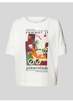 T-shirt z okrągłym dekoltem model ‘Dacina’ ze sklepu Peek&Cloppenburg  w kategorii Bluzki damskie - zdjęcie 173856983