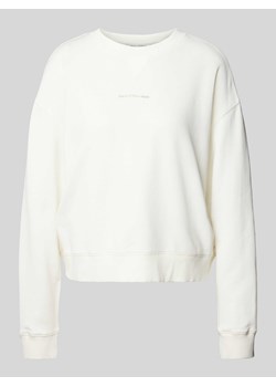 Bluza z wełny z nadrukiem z logo ze sklepu Peek&Cloppenburg  w kategorii Bluzy damskie - zdjęcie 173857082