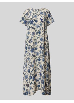 Sukienka jedwabna z okrągłym dekoltem model ‘REVERE’ ze sklepu Peek&Cloppenburg  w kategorii Sukienki - zdjęcie 173857150