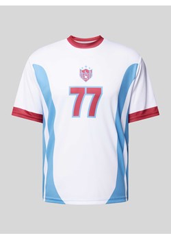 T-shirt z nadrukiem z motywem model ‘SEVENTY SEVEN FOOTBALL’ ze sklepu Peek&Cloppenburg  w kategorii T-shirty męskie - zdjęcie 173857183