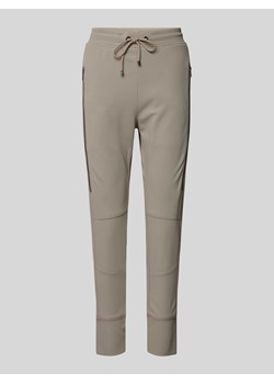 Spodnie materiałowe o kroju slim fit z ozdobnymi szwami model ‘FUTURE 2.0’ ze sklepu Peek&Cloppenburg  w kategorii Spodnie damskie - zdjęcie 173857214