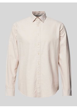 Koszula biznesowa o kroju slim fit z kołnierzykiem typu kent ze sklepu Peek&Cloppenburg  w kategorii Koszule męskie - zdjęcie 173857250