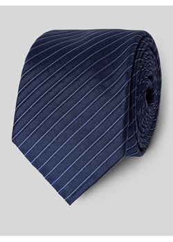 Krawat jedwabny o kroju slim fit z fakturowanym wzorem ze sklepu Peek&Cloppenburg  w kategorii Krawaty - zdjęcie 173857300