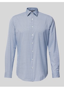 Koszula biznesowa o kroju slim fit z kołnierzykiem typu kent ze sklepu Peek&Cloppenburg  w kategorii Koszule męskie - zdjęcie 173857302