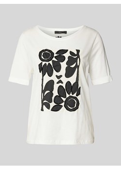 T-shirt zdobiony kamieniami ze sklepu Peek&Cloppenburg  w kategorii Bluzki damskie - zdjęcie 173857303