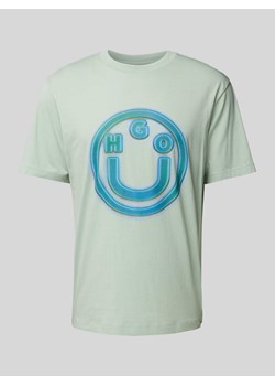T-shirt z nadrukiem z logo model ‘Nakoree’ ze sklepu Peek&Cloppenburg  w kategorii T-shirty męskie - zdjęcie 173857321
