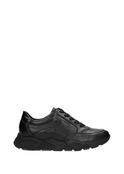 Wojas Skórzane sneakersy w kolorze czarnym ze sklepu Limango Polska w kategorii Buty sportowe damskie - zdjęcie 173857401