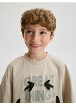 Reserved - T-shirt SmileyWorld® - beżowy ze sklepu Reserved w kategorii T-shirty chłopięce - zdjęcie 173859100