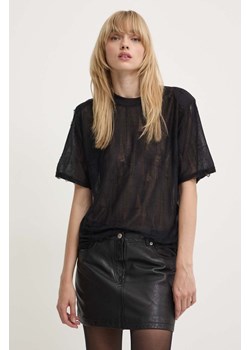 IRO t-shirt damski kolor czarny WP19HISORE ze sklepu ANSWEAR.com w kategorii Bluzki damskie - zdjęcie 173860112