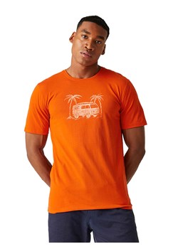Regatta Koszulka &quot;Cline VIII&quot; w kolorze pomarańczowym ze sklepu Limango Polska w kategorii T-shirty męskie - zdjęcie 173861171
