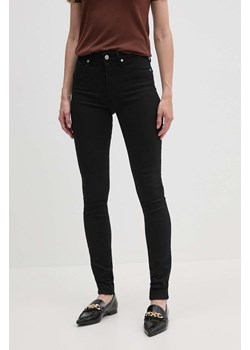 Tommy Hilfiger jeansy damskie kolor czarny WW0WW43321 ze sklepu ANSWEAR.com w kategorii Jeansy damskie - zdjęcie 173861874