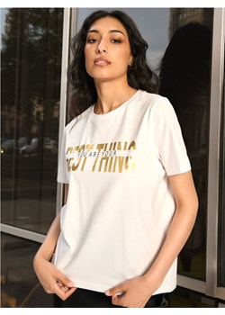 Sinsay - Koszulka z nadrukiem - biały ze sklepu Sinsay w kategorii Bluzki damskie - zdjęcie 173862331