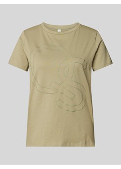 T-shirt z nadrukiem z logo ze sklepu Peek&Cloppenburg  w kategorii Bluzki damskie - zdjęcie 173863373