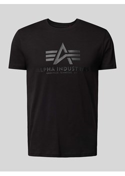 T-shirt z nadrukiem z logo ze sklepu Peek&Cloppenburg  w kategorii T-shirty męskie - zdjęcie 173863421
