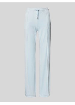 Spodnie typu track pants o kroju regular fit z przeszytym kantem model ‘TINA’ ze sklepu Peek&Cloppenburg  w kategorii Spodnie damskie - zdjęcie 173863583