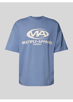 T-shirt o kroju oversized z nadrukiem z logo ze sklepu Peek&Cloppenburg  w kategorii T-shirty męskie - zdjęcie 173863764