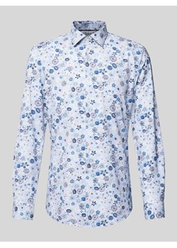 Koszula biznesowa o kroju Super Slim Fit z kołnierzykiem typu kent ze sklepu Peek&Cloppenburg  w kategorii Koszule męskie - zdjęcie 173863892