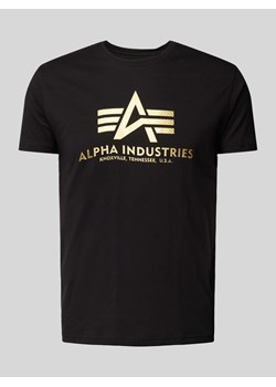 T-shirt z nadrukiem z logo ze sklepu Peek&Cloppenburg  w kategorii T-shirty męskie - zdjęcie 173863961