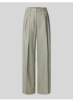 Spodnie materiałowe z fakturowanym wzorem ze sklepu Peek&Cloppenburg  w kategorii Spodnie damskie - zdjęcie 173864041