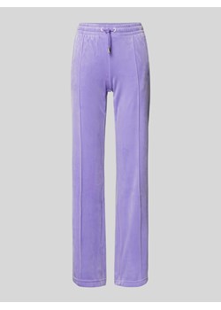 Spodnie typu track pants o kroju regular fit z przeszytym kantem model ‘TINA’ ze sklepu Peek&Cloppenburg  w kategorii Spodnie damskie - zdjęcie 173864080