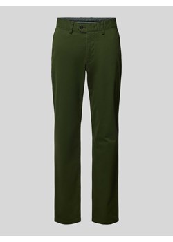 Chinosy o kroju tapered fit z kieszeniami z tyłu ze sklepu Peek&Cloppenburg  w kategorii Spodnie męskie - zdjęcie 173864153