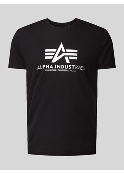 T-shirt z nadrukiem z logo ze sklepu Peek&Cloppenburg  w kategorii T-shirty męskie - zdjęcie 173864351