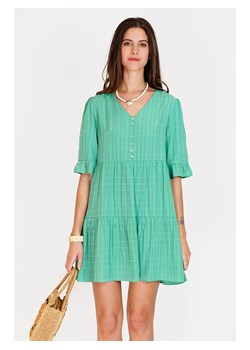 ASSUILI Sukienka w kolorze zielonym ze sklepu Limango Polska w kategorii Sukienki - zdjęcie 173866284