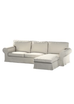 Pokrowiec na sofę Ektorp 2-osobową i leżankę ze sklepu dekoria.pl w kategorii Pokrowce na kanapy i fotele - zdjęcie 173867203