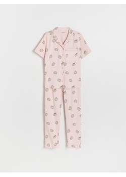 Reserved - Dwuczęściowa piżama Pusheen - pastelowy róż ze sklepu Reserved w kategorii Piżamy dziecięce - zdjęcie 173869914