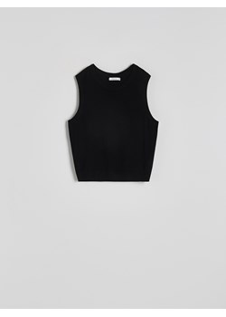 Reserved - Top z wiskozą - czarny ze sklepu Reserved w kategorii Swetry damskie - zdjęcie 173869984