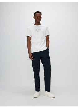 Reserved - T-shirt regular fit z nadrukiem - biały ze sklepu Reserved w kategorii T-shirty męskie - zdjęcie 173870310