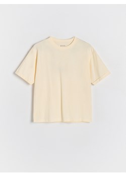 Reserved - T-shirt oversize - kremowy ze sklepu Reserved w kategorii T-shirty chłopięce - zdjęcie 173870333