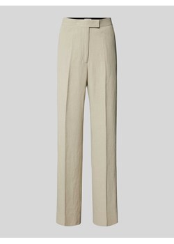 Spodnie materiałowe o kroju regular fit w kant model ‘FRAGRIA’ ze sklepu Peek&Cloppenburg  w kategorii Spodnie damskie - zdjęcie 173872360