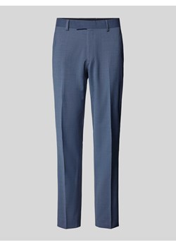 Spodnie do garnituru o kroju regular fit z fakturowanym wzorem model ‘Tenuta’ ze sklepu Peek&Cloppenburg  w kategorii Spodnie męskie - zdjęcie 173872413