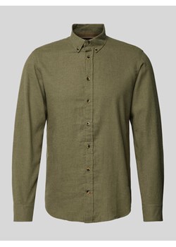 Koszula casualowa z wykładanym kołnierzem model ‘Burley’ ze sklepu Peek&Cloppenburg  w kategorii Koszule męskie - zdjęcie 173872442