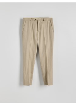Reserved - Spodnie regular z dodatkiem konopi - beżowy ze sklepu Reserved w kategorii Spodnie męskie - zdjęcie 173873491
