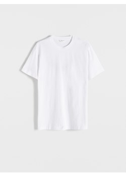 Reserved - T-shirt regular fit - biały ze sklepu Reserved w kategorii T-shirty męskie - zdjęcie 173873713
