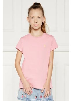 POLO RALPH LAUREN T-shirt | Regular Fit ze sklepu Gomez Fashion Store w kategorii Bluzki dziewczęce - zdjęcie 173874541