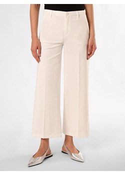 comma casual identity Spodnie Kobiety Bawełna biały jednolity ze sklepu vangraaf w kategorii Spodnie damskie - zdjęcie 173875384