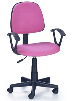Fotel młodzieżowy Bomer - różowy ze sklepu Edinos.pl w kategorii Krzesła biurowe - zdjęcie 173875810