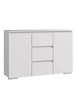 Biała nowoczesna komoda 120 cm - Elsinor 4X ze sklepu Edinos.pl w kategorii Komody - zdjęcie 173875881
