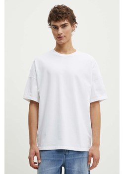 American Vintage t-shirt bawełniany męski kolor biały gładki ze sklepu ANSWEAR.com w kategorii T-shirty męskie - zdjęcie 173877761